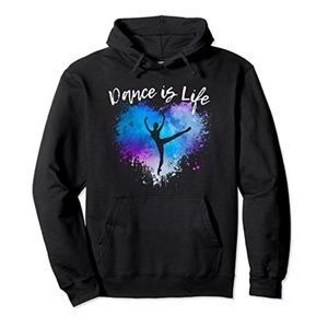 NEW Port and Company Dance Hoodie, Black S